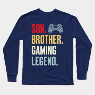 Son Brother Gaming Legend Long Sleeve T-Shirt